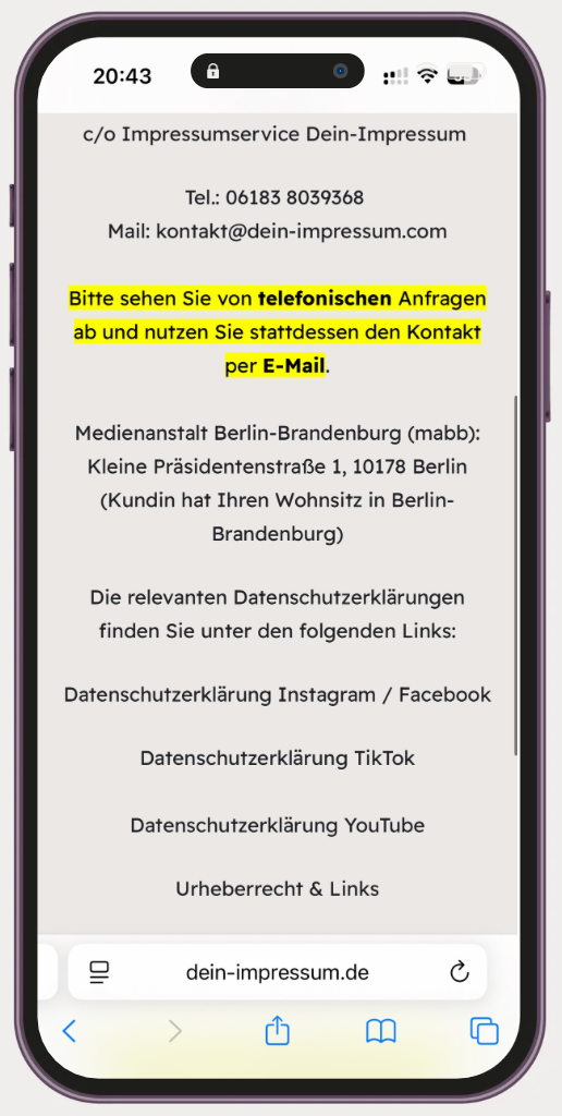 Social-Media Abonnement