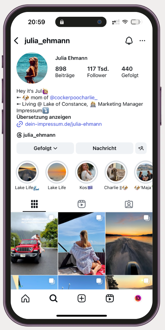 Social-Media Abonnement(m)